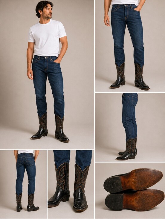 D' Jesùs Other - 🫛Men’s Size 10 D’Jesùs Genuine Leather Cowboy Boots